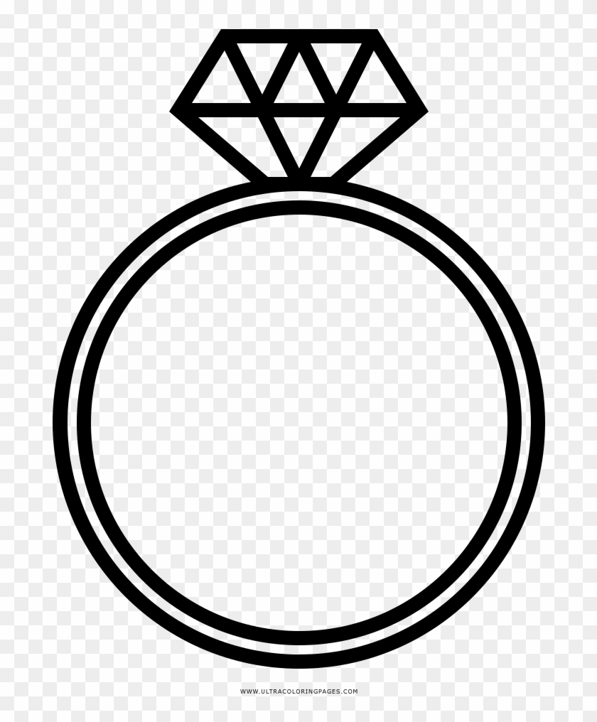 1000 X 1000 3 - Diamond Ring Drawing Png Clipart