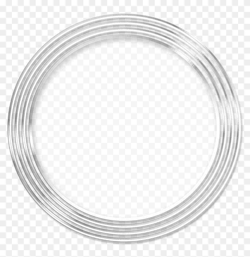#mq #silver #circle #frame Frames - Grey Round Frame Png Clipart