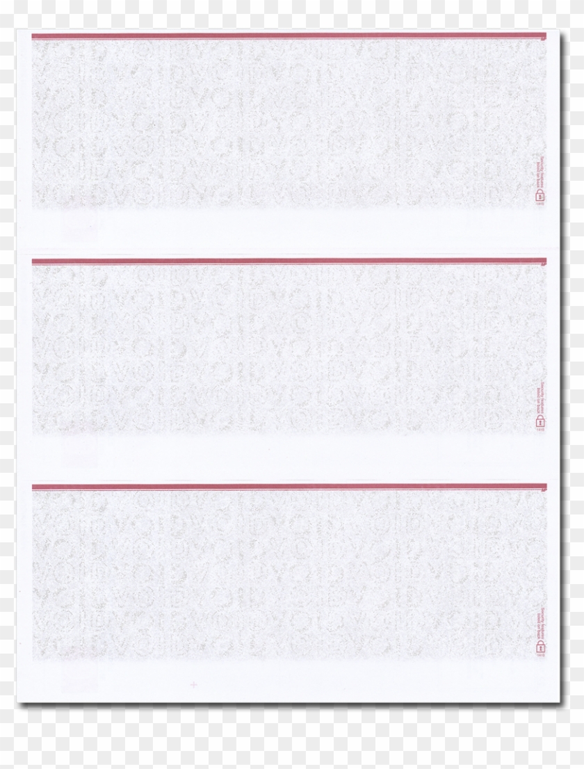 Blank Business 3/page Check Paper Clipart #2188369