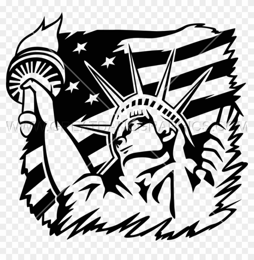 Statue Of Liberty Clipart Simplified - Statue Of Liberty Tribal - Png Download #2188646