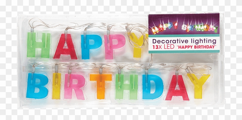 Happy Birthday String Lights - Toy Craft Kit Clipart #2189102