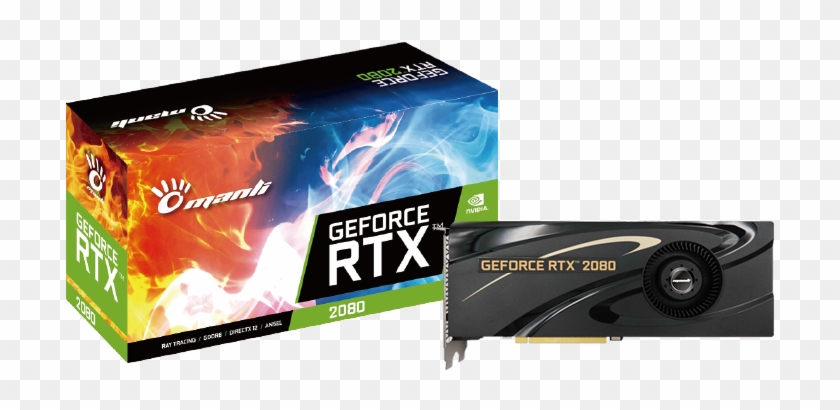 Manli Geforce Rtx™ 2080 Heatsink With Blower Fan - Manli Geforce Rtx 2060 6gb Clipart #2189167