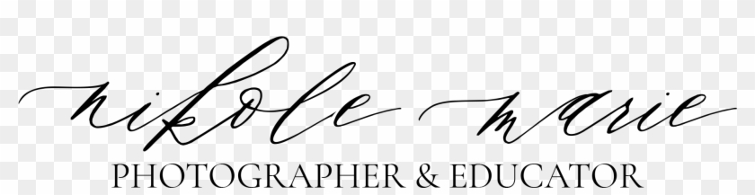 Nikole Marie Photography - Calligraphy Clipart #2189171