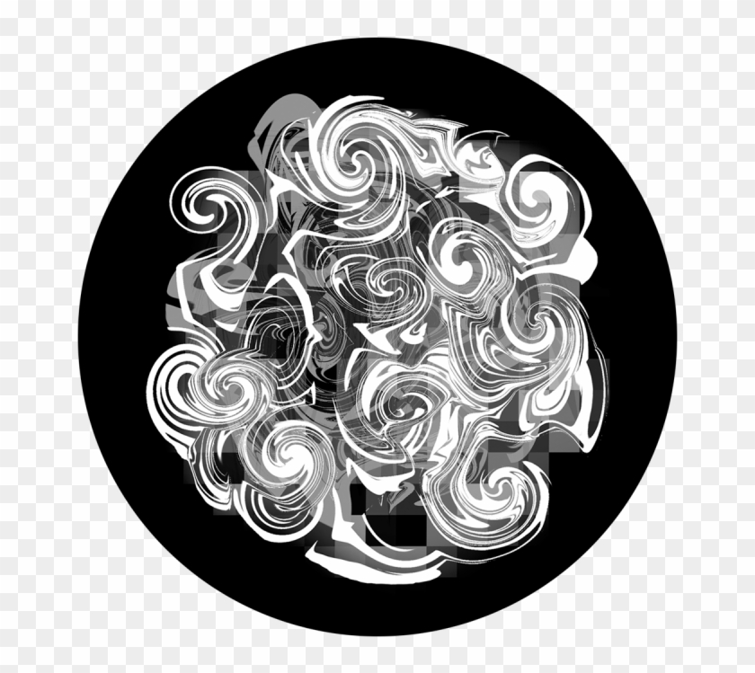 Crazy Swirls - Swirl Pattern Gobo Clipart