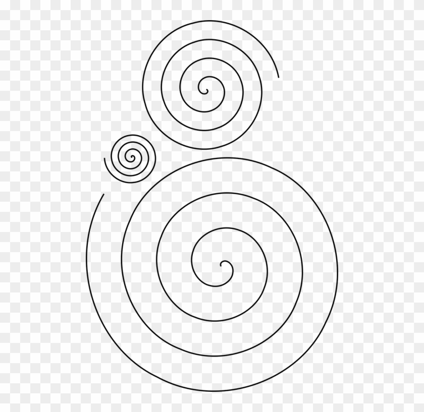 Swirl,swirls,three,free Vector Graphics - Circle Clipart #2189289