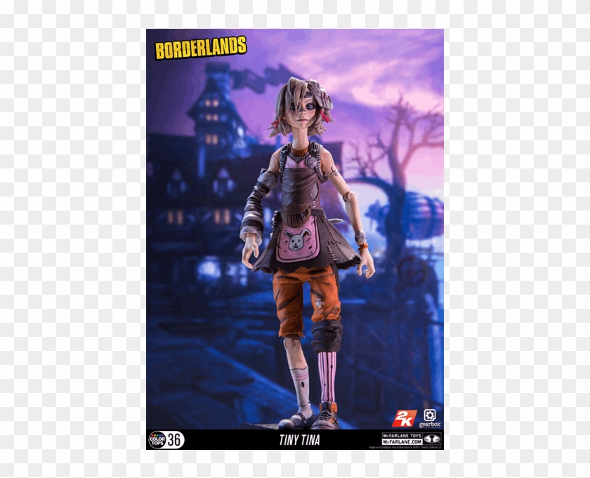 Tiny Tina 7" Figure - 2k Games Clipart