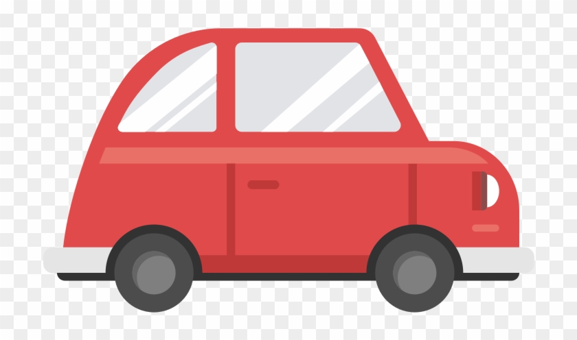 Red Car Closed Window Cartoon Vector - Animation Car Gif Png Clipart