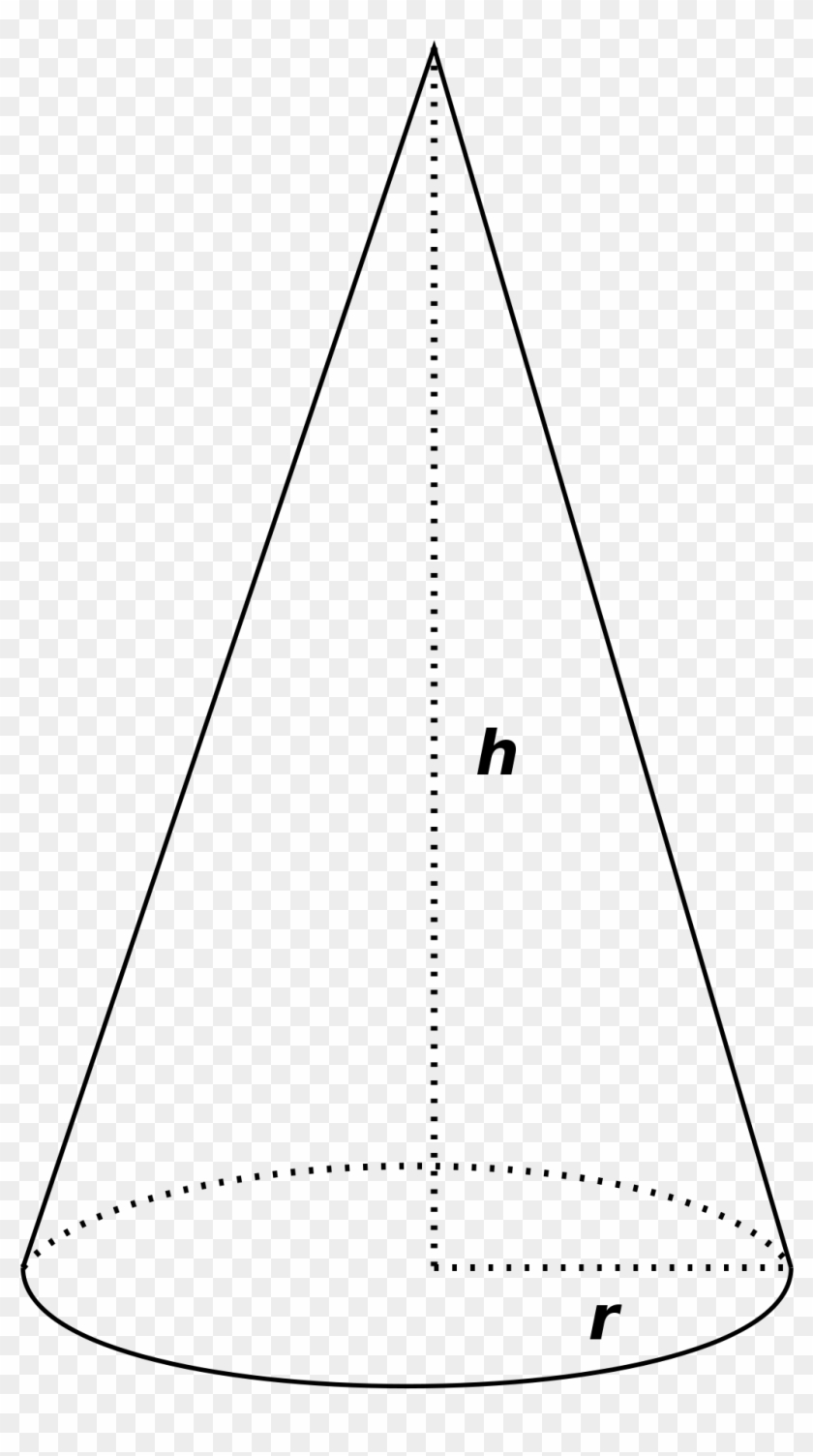 Cone - Line Art Clipart