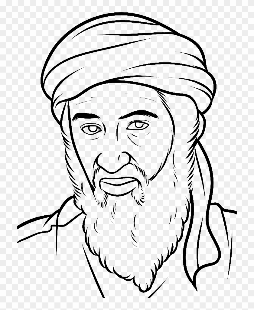 Osama Bin Laden Png - Draw Osama Bin Laden Clipart #2190726