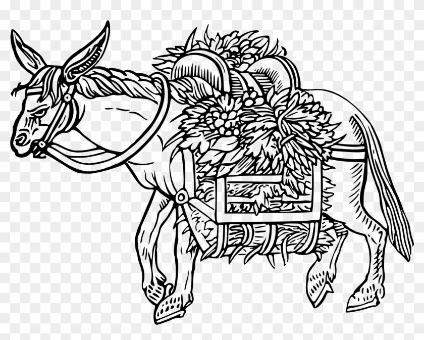 This Free Icons Png Design Of Laden Donkey 2 Clipart