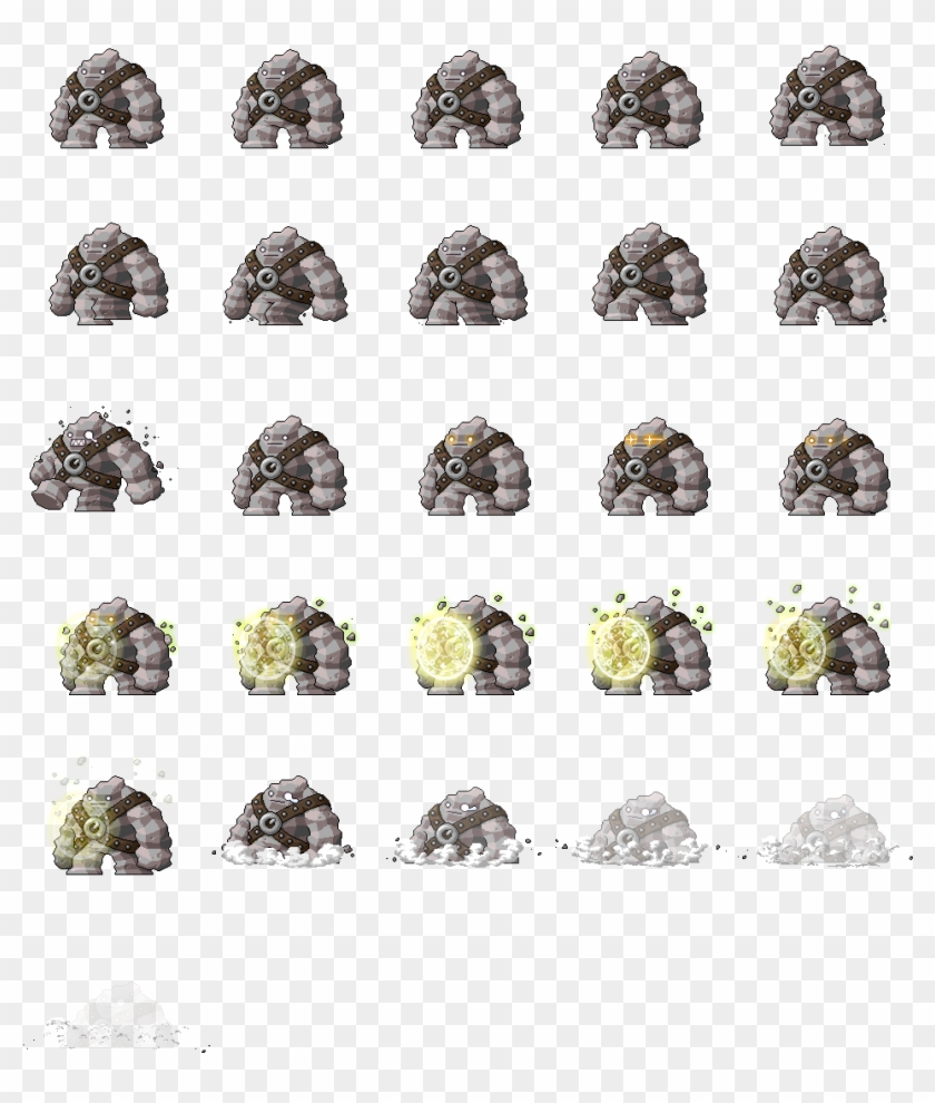 Bem Monster Golem - Igneous Rock Clipart