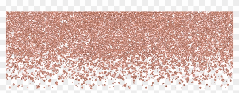 Glitter Backgrounds - Rose Gold Glitter Png Clipart #2191367