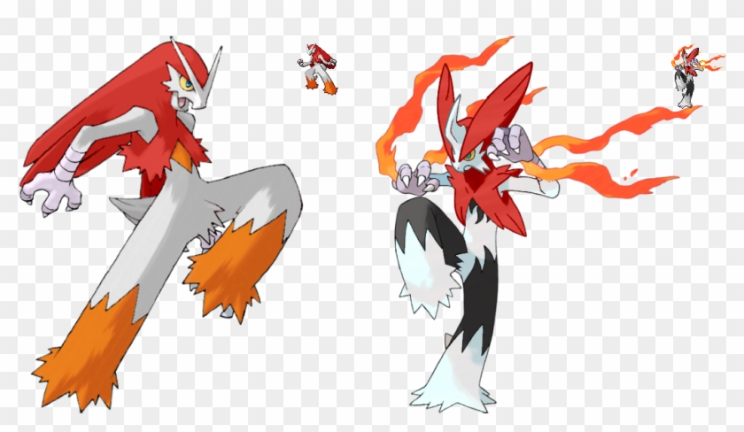 Blaziken - Pokemon Mega Blaziken Shiny Clipart #2191410