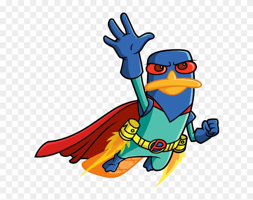 Platypus Clipart - Phineas And Ferb Mission Marvel Perry The Platypus - Png Download