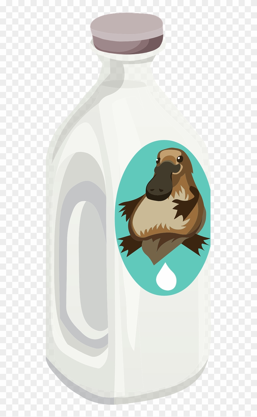 Bottle Milk Platypus - Platypus Milk Clipart