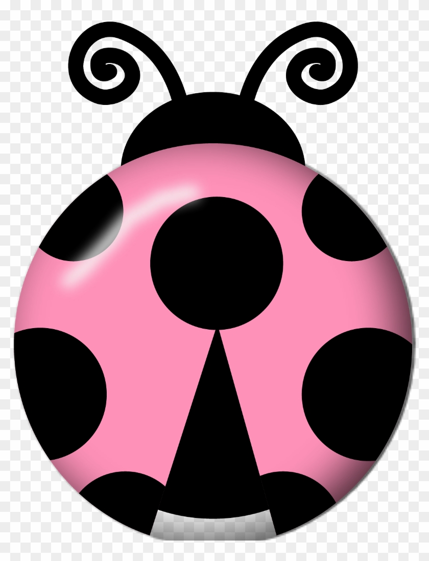 Ladybug Pink Bug Insect Cute Scrapbooking Icon Circle - Vaquita De San Antonio Png Clipart