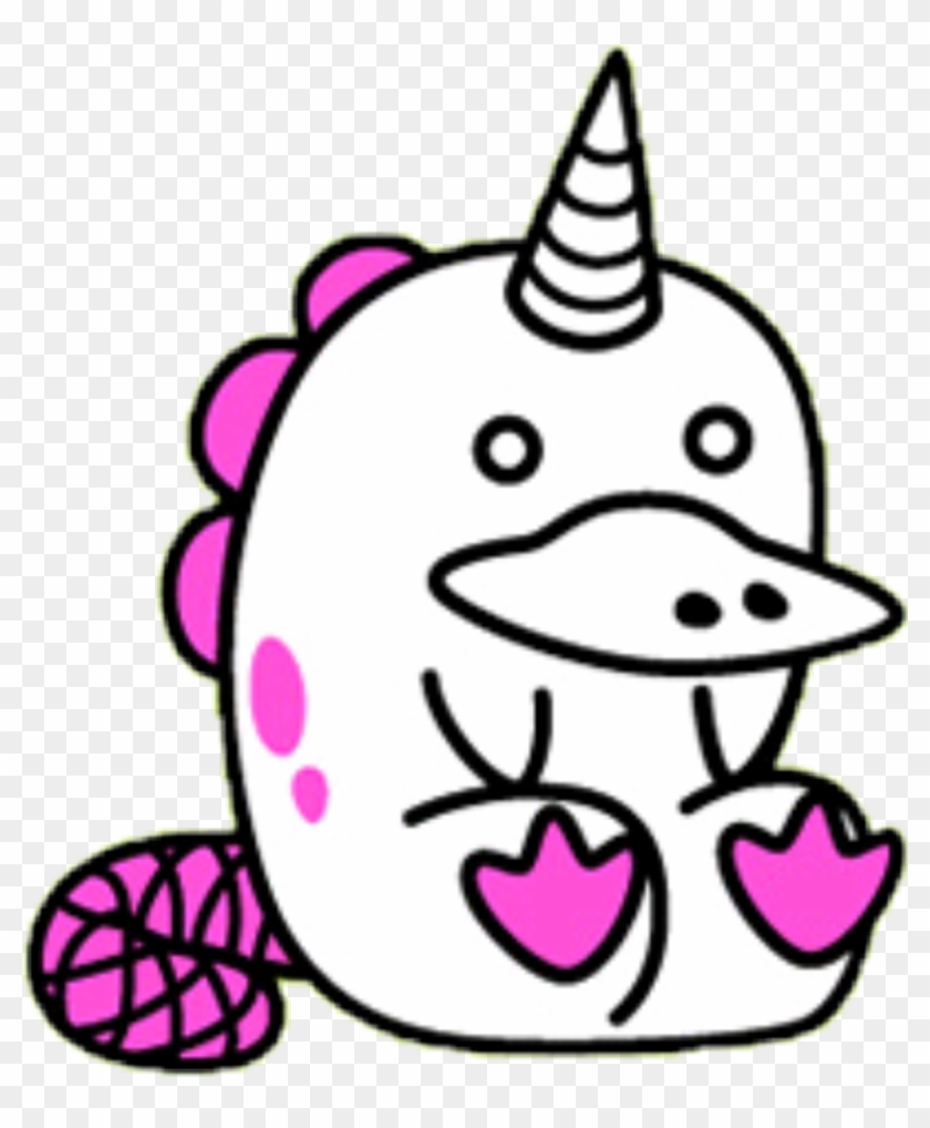 #platypus #unicorn #platycorn #rare #unique #beyou - Platypus And Unicorn Clipart