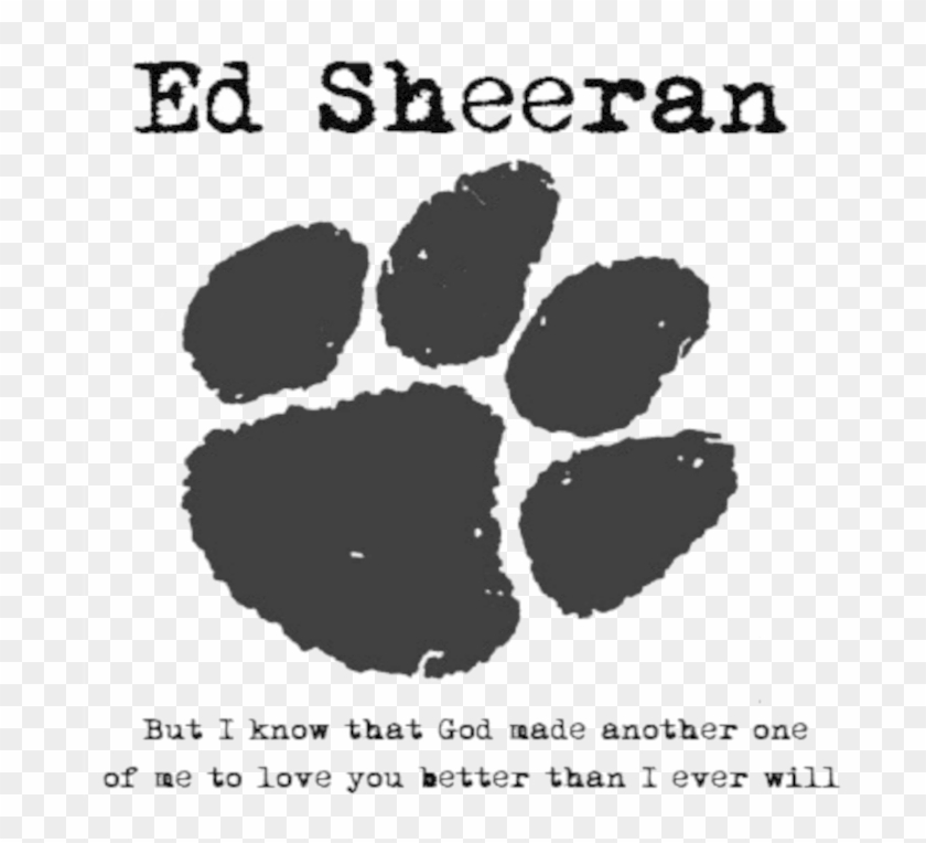 Logos Ed Sheeran - Clemson Tiger Paw Svg Clipart