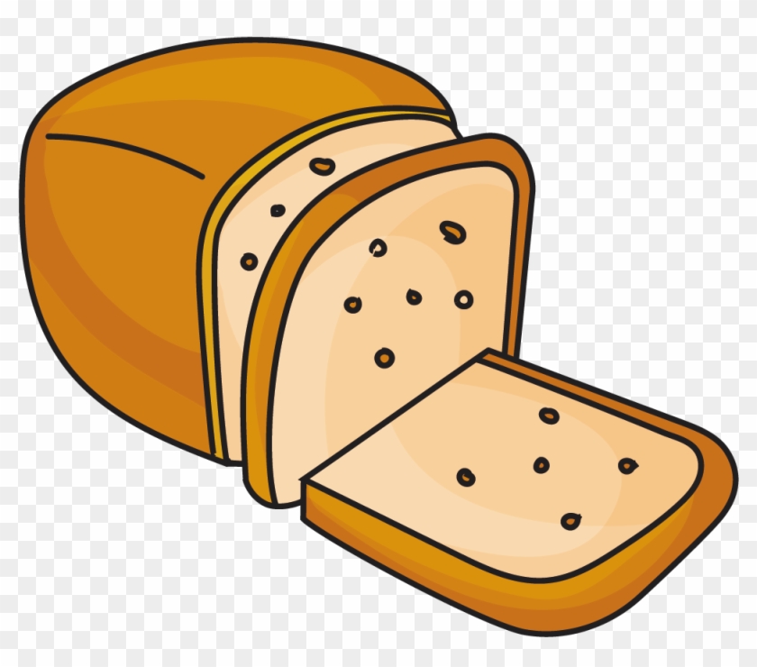 Toast Sliced Bread Breakfast Bakery - Vector Bread Png Clipart #2192327