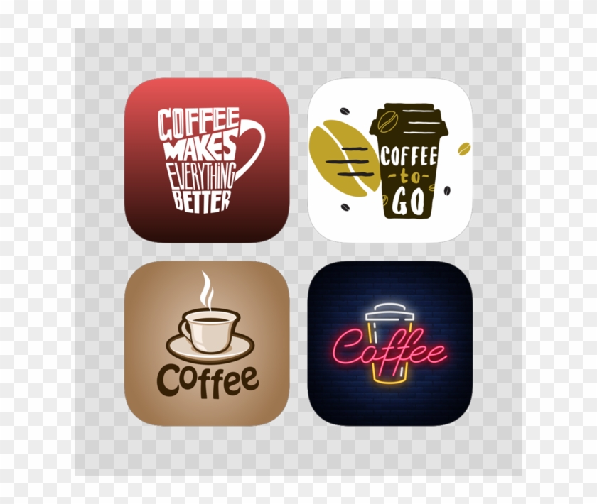 Coffee Lovers All In One Stickers Bundle 4 - Cup Clipart #2192426