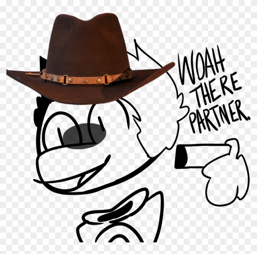 Rayman Sticker - Cowboy Hat Clipart