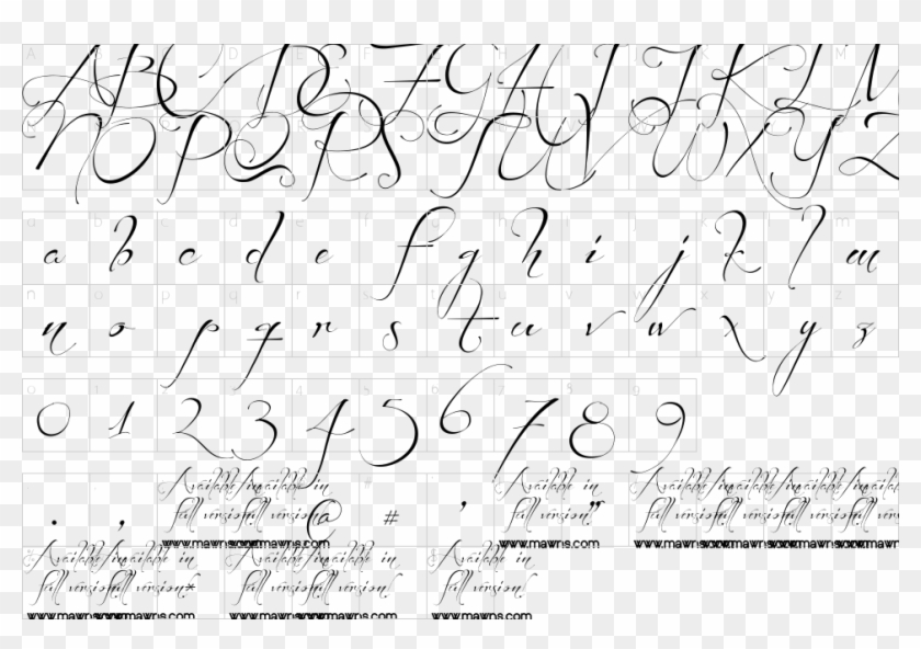 Character Map - Before The Rain Fonts Alphabet Clipart