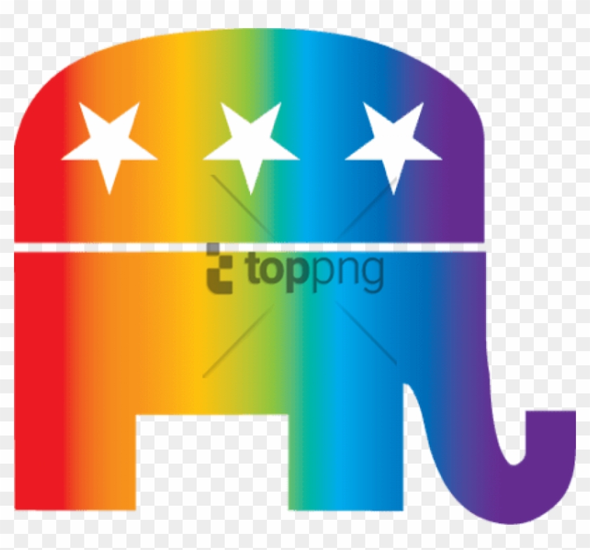 Free Png Republican Elephant Png Image With Transparent - Log Cabin Republican Clipart #2192989