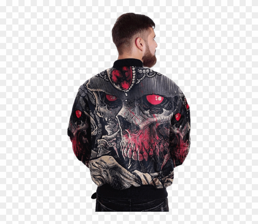 Com Ark Skull Evil Soul Skull Art Art Skeleton Over - Leather Jacket Clipart