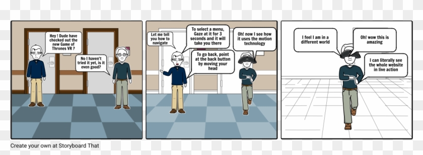 Virtual Reality - Cartoon Clipart #2193562