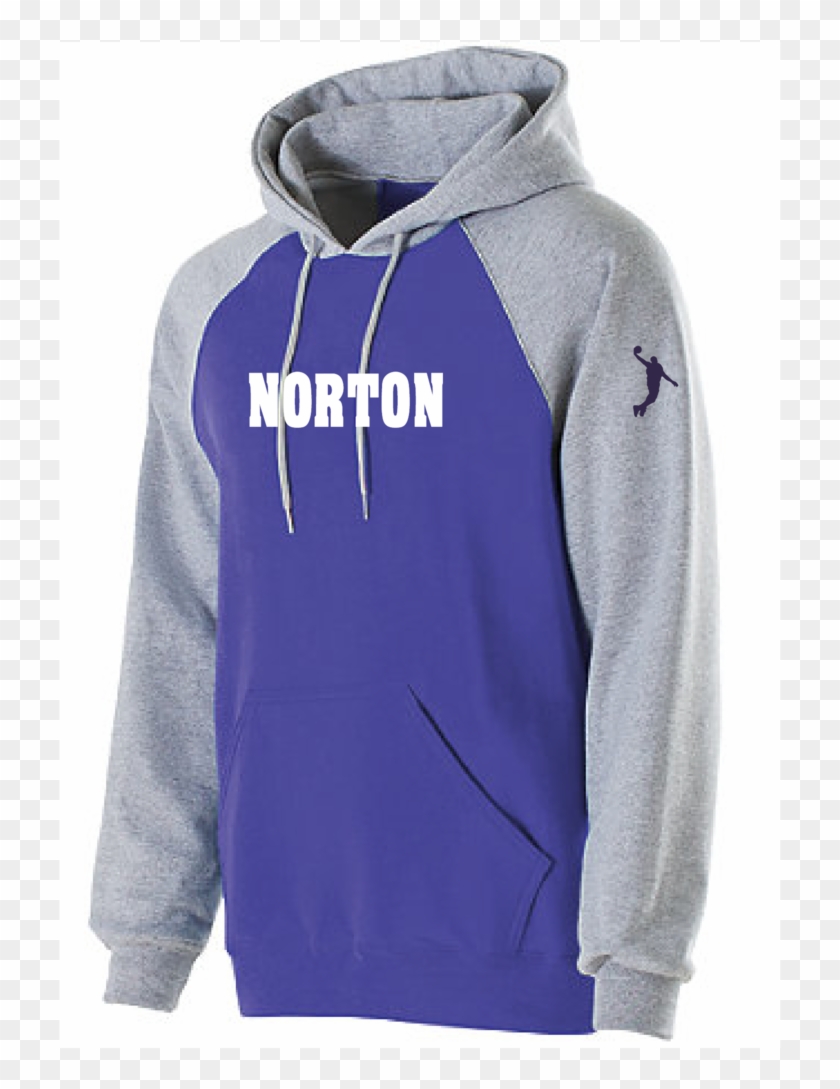 Norton Basketball Youth Banner Hoodie Norton Chest - Holloway Echo Hoodie Clipart #2193587
