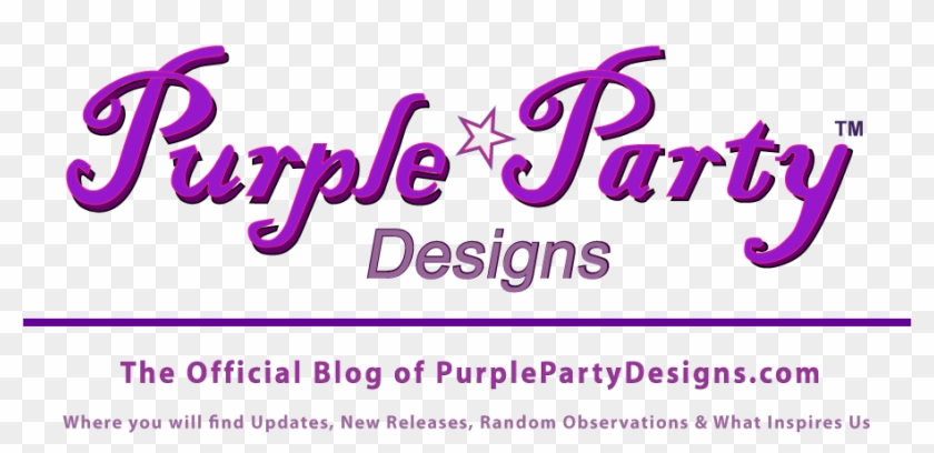 Purple Party Designs, Women's And Men's Fashion Designer - Calligraphy Clipart