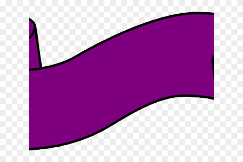 Purple Banner Cliparts - Png Download