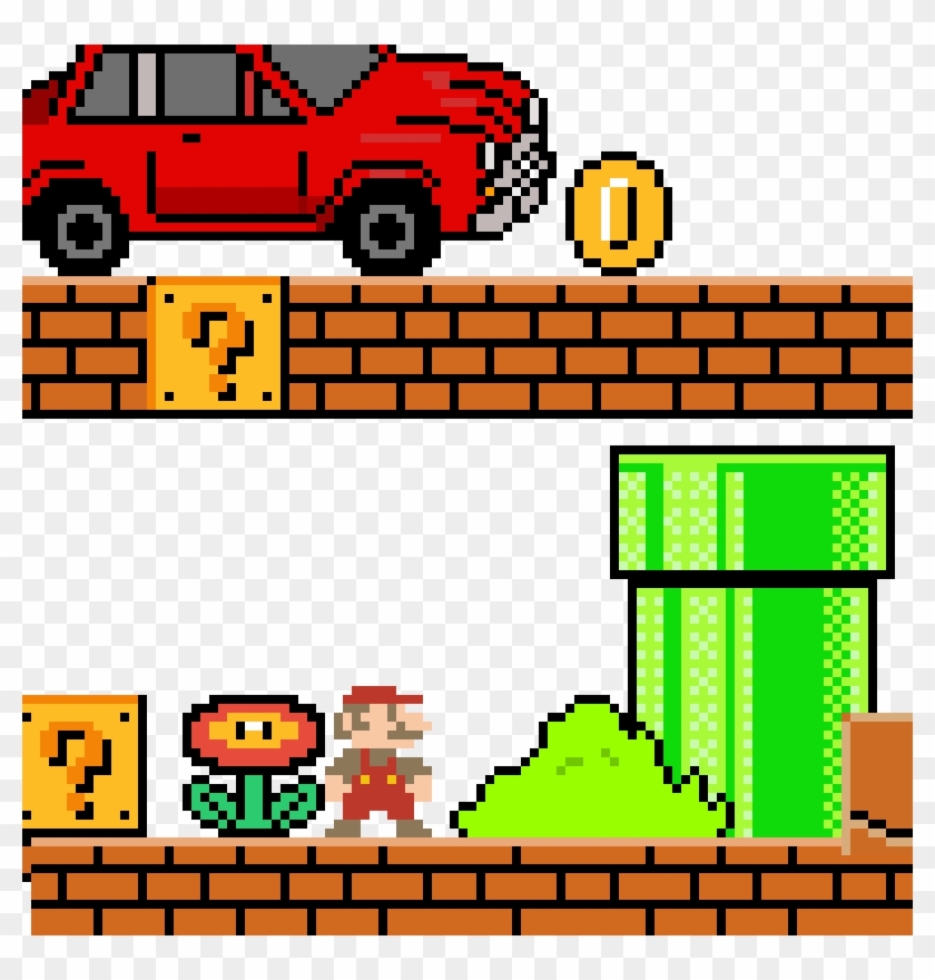 Mario Maker Mario Land - Sport Utility Vehicle Clipart #2194154