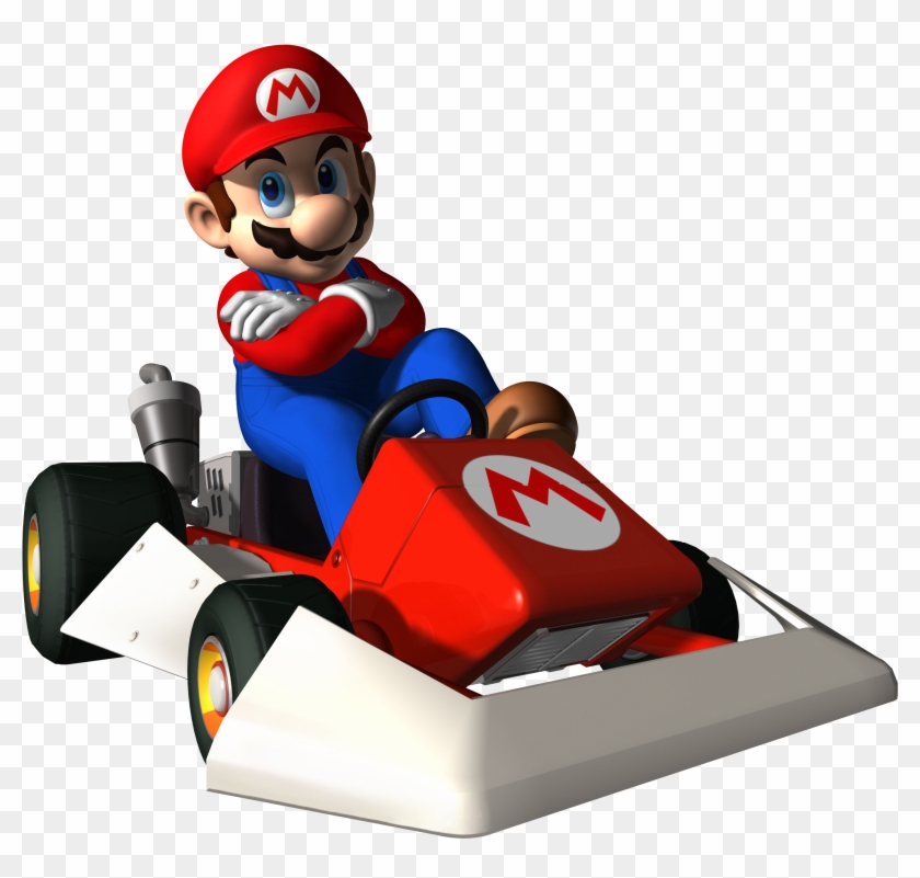 Super Mario Kart Png Clipart - Mario Kart Ds Mario Transparent Png #2194929