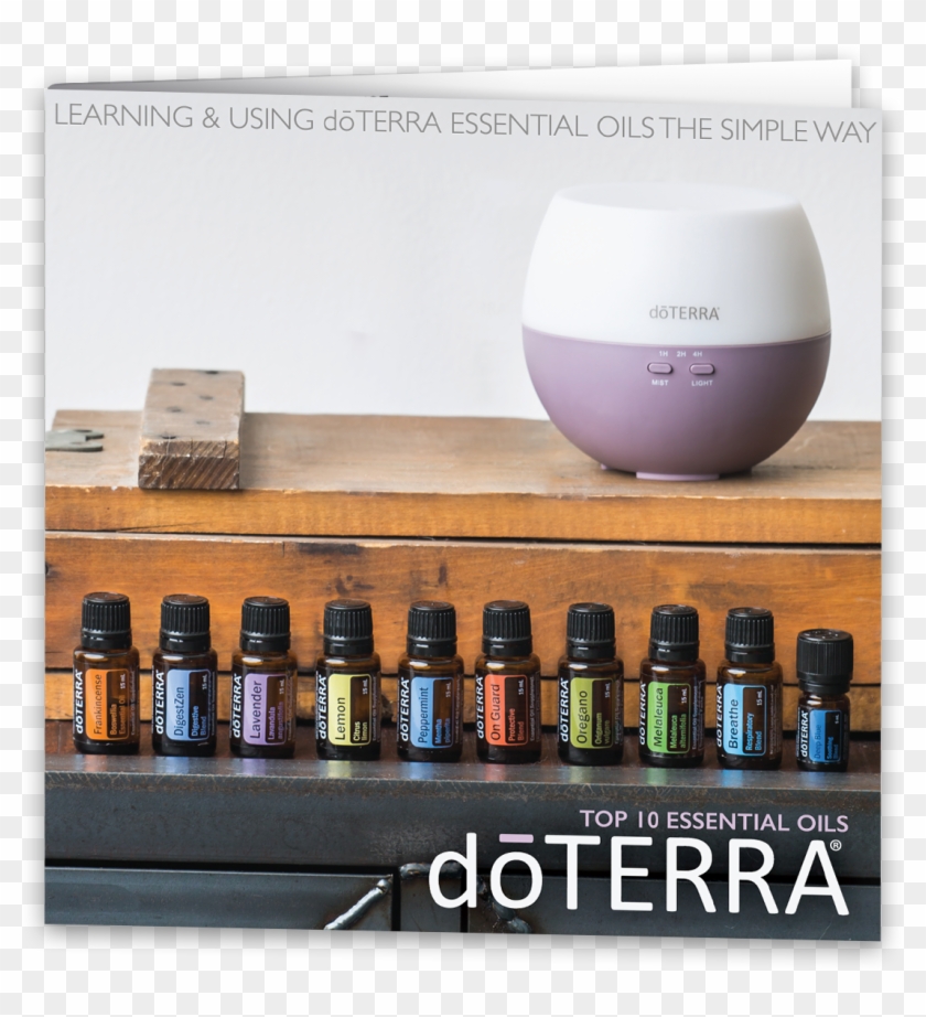 Booklet Trifold 2017 - Doterra Top 10 Essential Oils Booklet Clipart