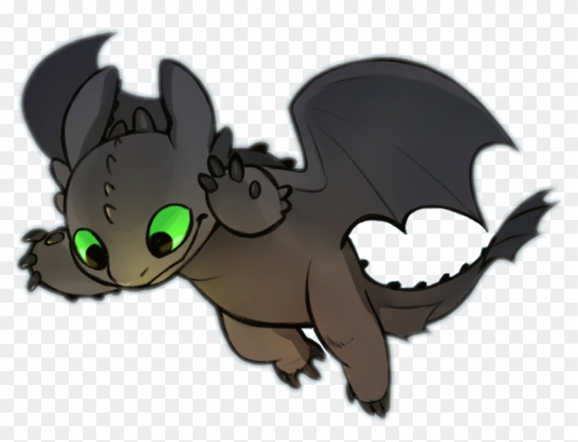 #cute #dragon #toothless #cute #kawaii #chibi #dragon - Cute Dragon Toothless Clipart #2195537