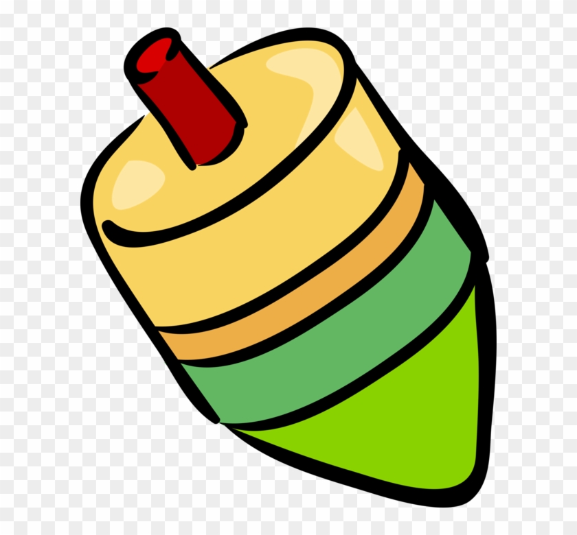 Hanukkah Dreidel Vector Image Illustration Of Holiday Clipart