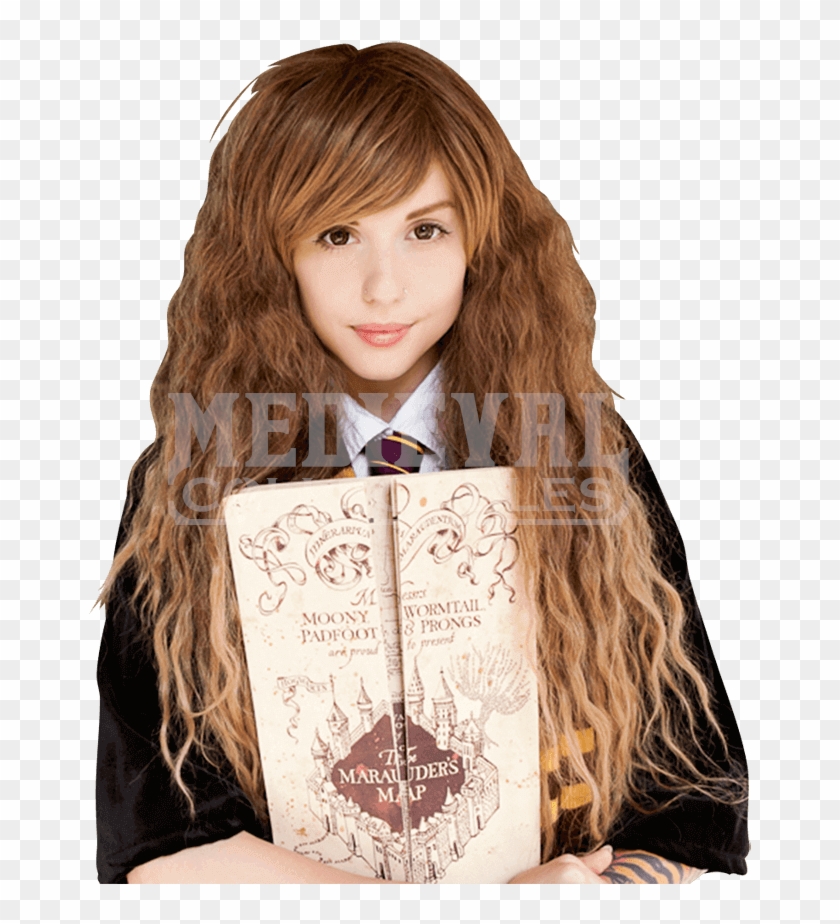Hermione Granger Inspired Rhapsody Wig - Harry Potter Marauders Map Clipart #2195709