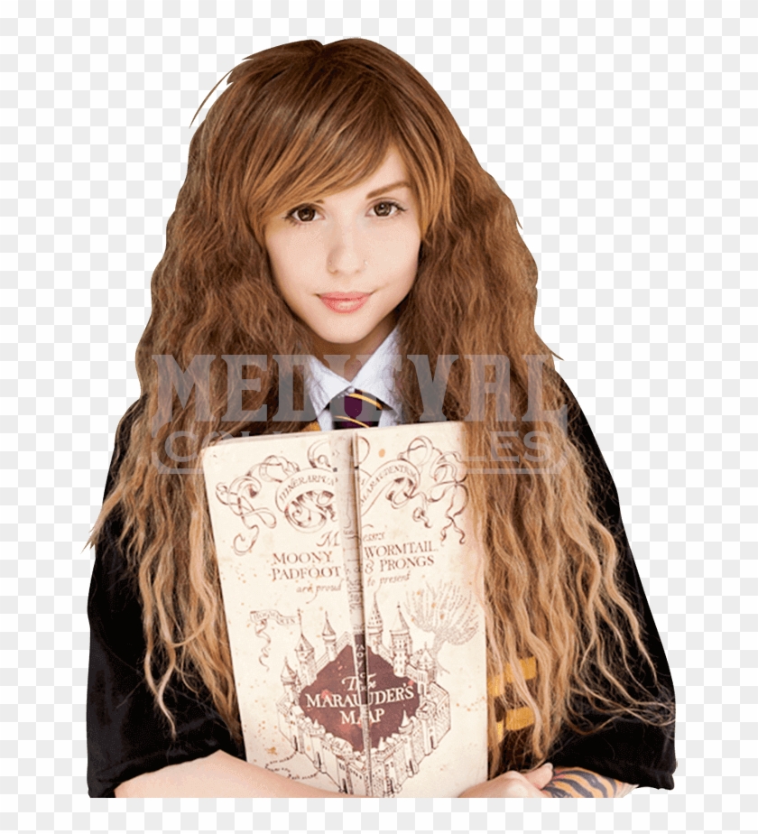 Hermione Granger Inspired Rhapsody Wig - Harry Potter Marauders Map Clipart