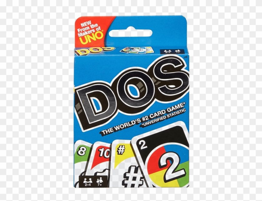 Brand New Mattel Uno Dos Card Game No Sales Tax - Uno Clipart