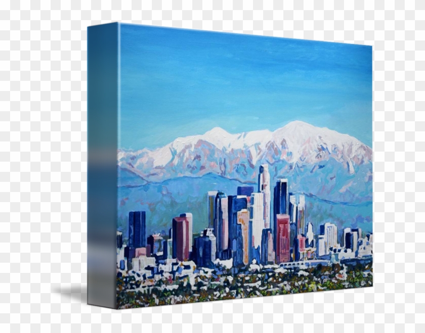 "los Angeles California City Of Angels" By Rd Riccoboni, - Cityscape Clipart