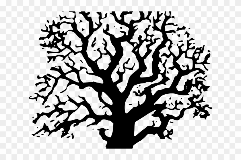 Leaf Clipart Oak Tree - Laser Cut Tree Vector - Png Download #2196557