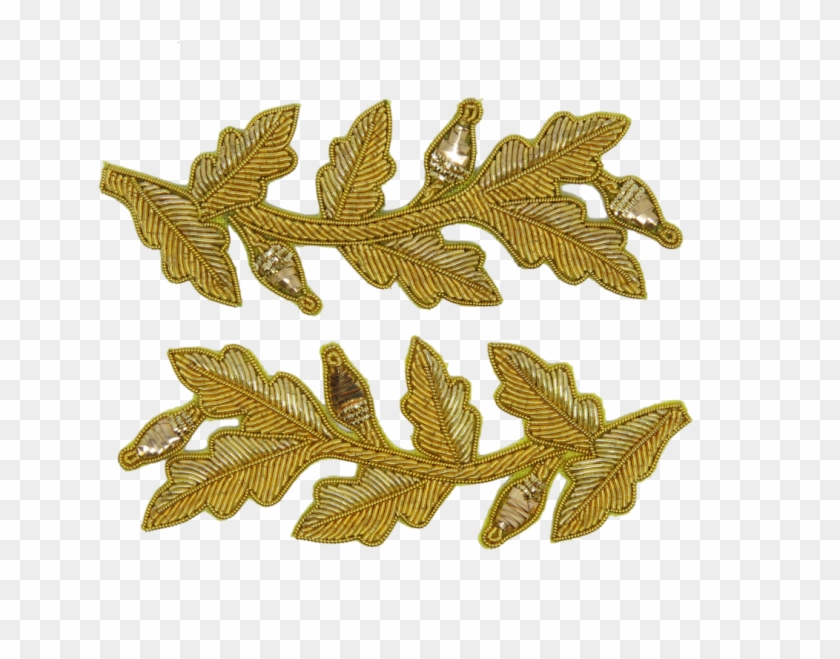 Repeat Pattern Oak Leaf Gold Clipart