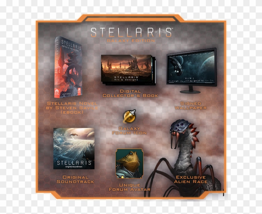 Galaxy Package Transparent - Stellaris Digital Collector's Book Clipart #2196938
