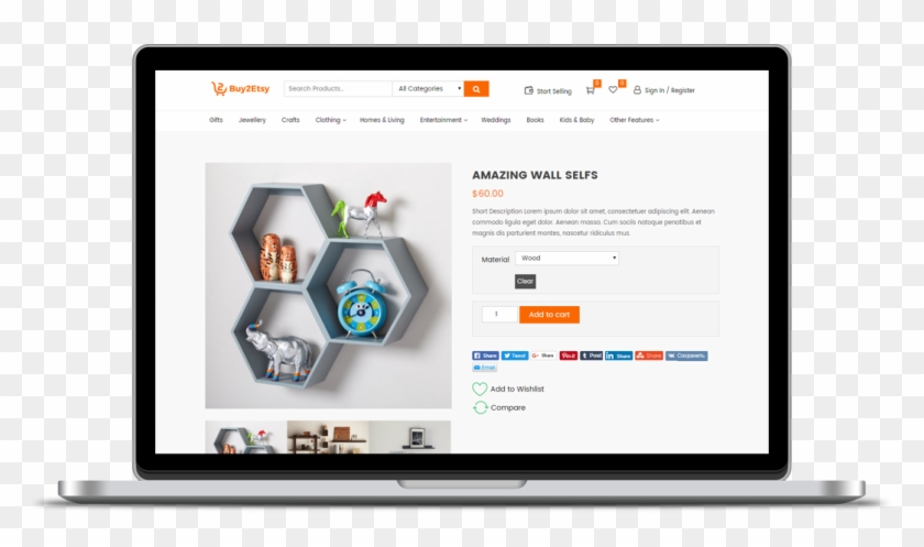 Etsy Clone Script - Instagram Homepage 2018 Clipart