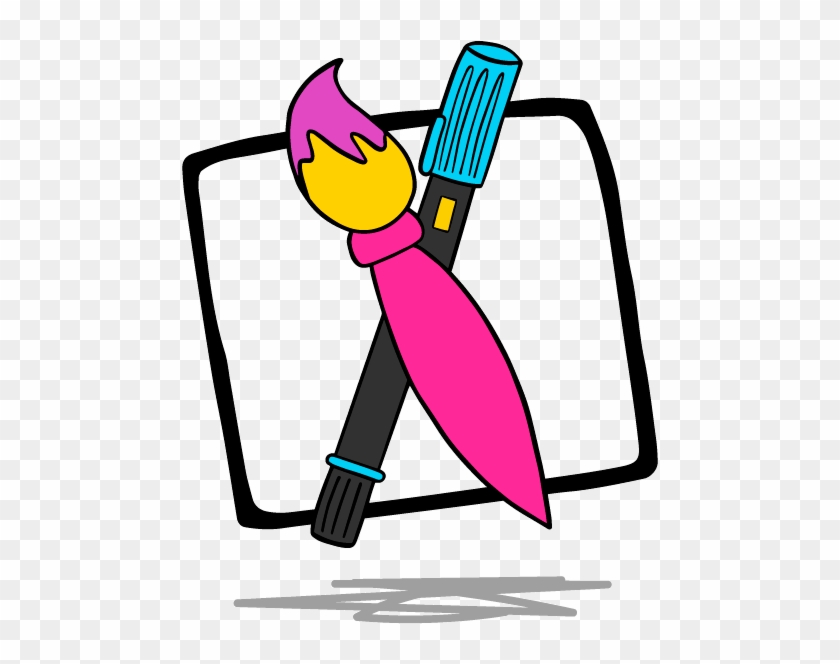 Brush Lettering Icon 2 Clipart #2197538