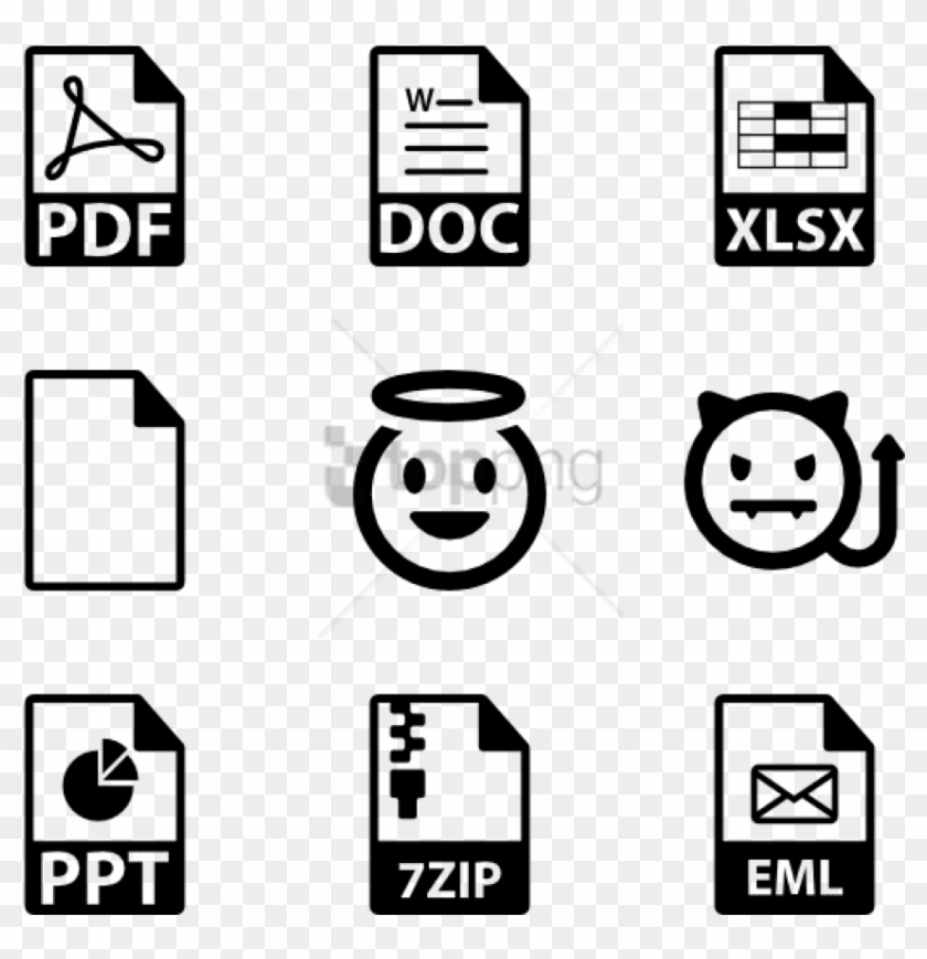 Free Png File Formats Icons - Extension Icons Clipart