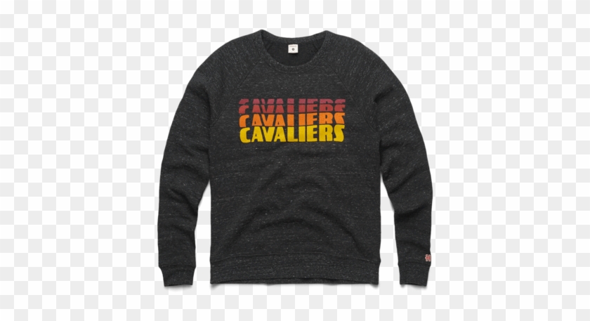 Women's Cavaliers Fadeaway Crewneck Cleveland Cavs - Long-sleeved T-shirt Clipart #2198080