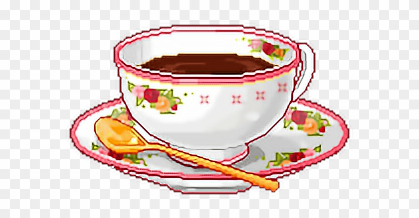 Graphic Stock Pixel Hotchocolate Kawaii Cute Hotcoco - Coffee Cup Pixel Png Clipart #2198342