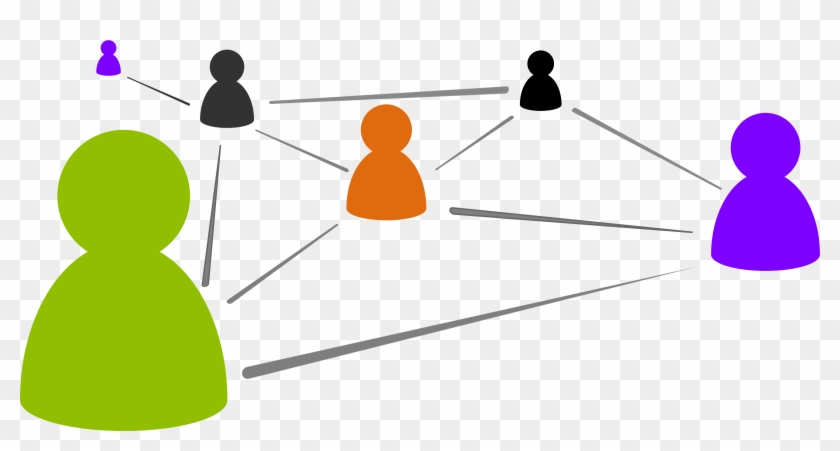 This Free Icons Png Design Of Infection Network - Social Clipart Transparent Png